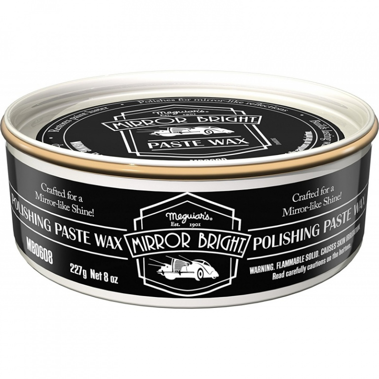 Meguiar's Pasta Polish Mirror Bright Polishing Paste Wax 227G MB0608EU