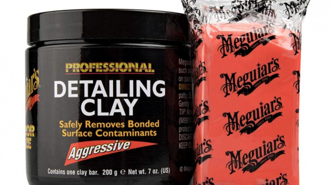 Meguiar's Plastelina Curatare Depuneri Suprafete Afresiva Detailing Clay 200G C2100