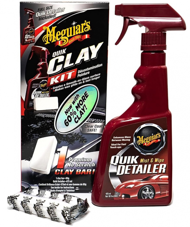 Meguiar's Quick Clay Starter Kit Kit Decontaminare Vopsea G1116EU