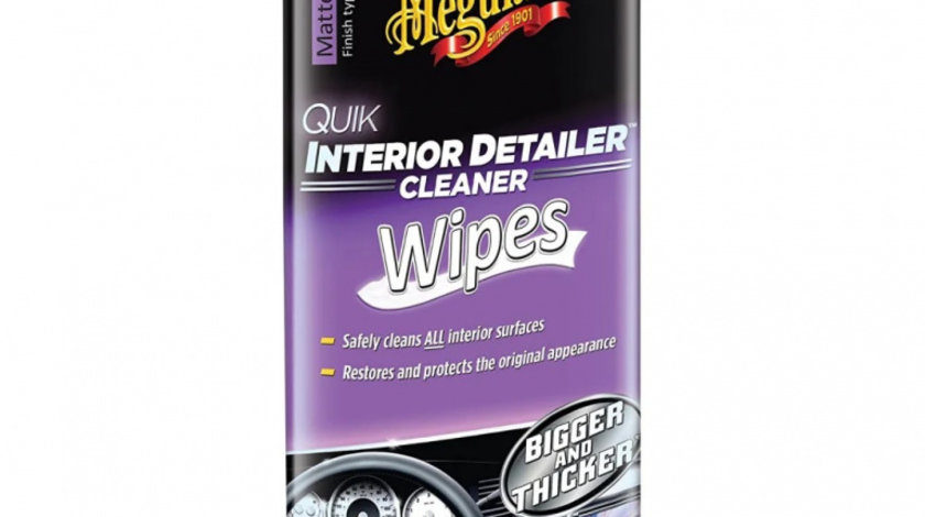 Meguiar's Quik Interior Detailer Servetele Curatare Interior 25 Buc G13600MG