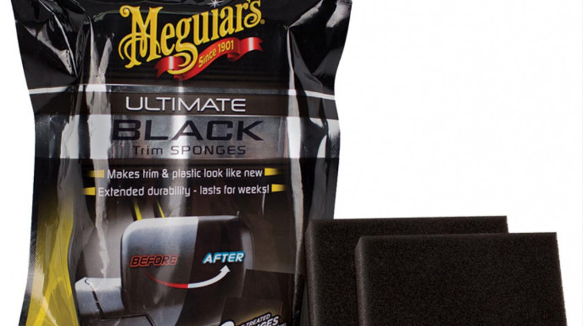 Meguiar's Set 2 Buc Bureti Aplicare Plastic Exterior Ultimate Black Trim Sponges G15800