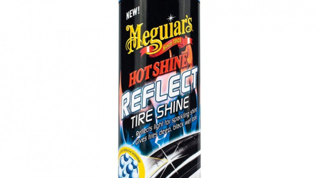 Meguiar's Solutie Cauciucuri Dupa Spalare Hot Shine Reflect Tire Shine 444ML G18715