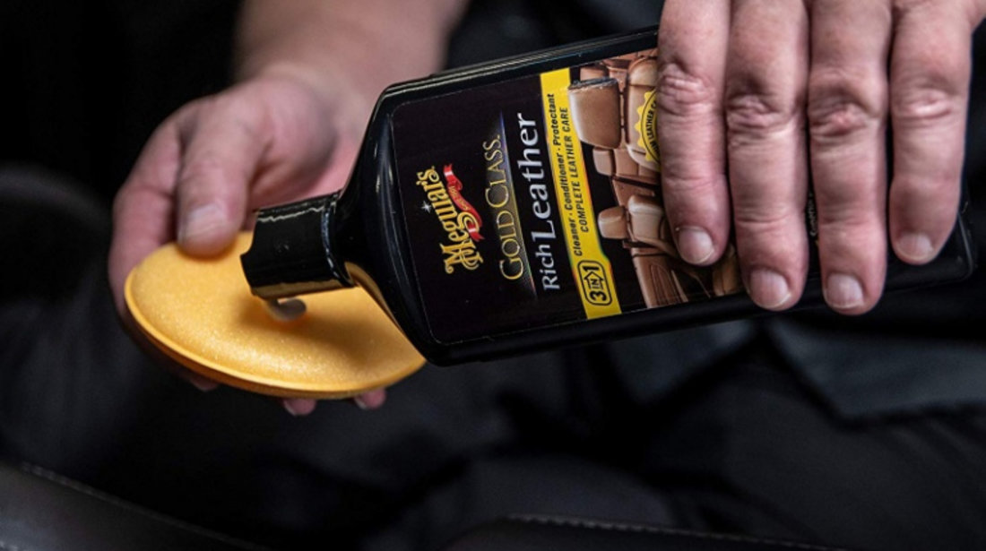 Meguiar's Solutie Curatat Si Intretinere Piele Gold Class Leather Cleaner & Conditioner 414ML G7214