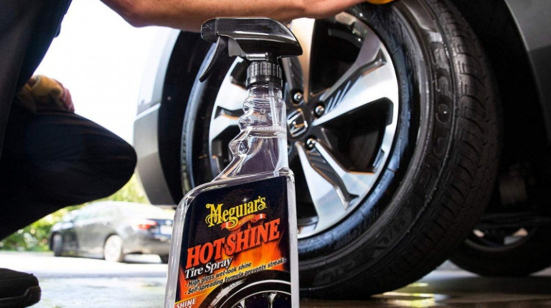 Meguiar's Solutie Luciu Cauciucuri Hot Shine Tire Spray Trigger 710ML G12024