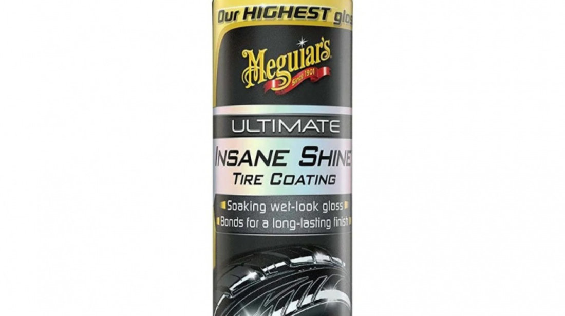 Meguiar's Ultimate Insane Shine Tire Coating Spray Dressing Anvelope 425G G192315EUMG