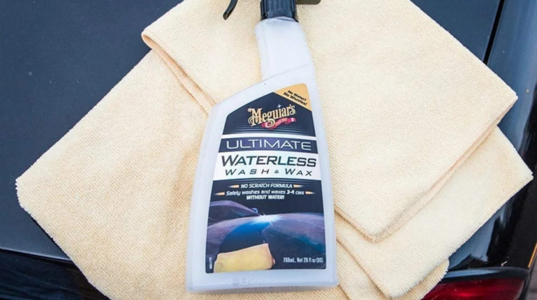 Meguiar's Ultimate Waterless Wash &amp; Wax Anywhere Solutie Spalare Rapida 769 ML G3626MG