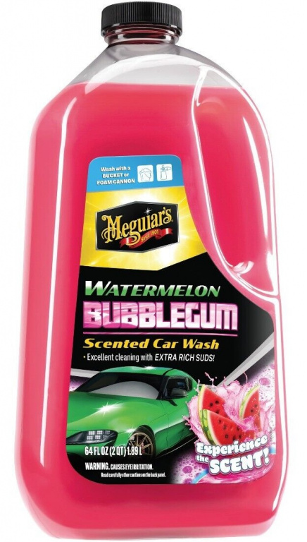 Meguiar's Watermelon Bubblegum Scented Car Wash Solutie Spalat Auto Aroma De Pepene Si Bubblegum 1.89L G250464