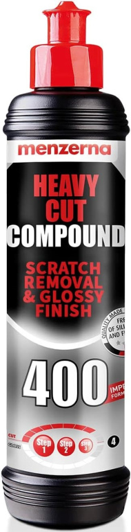 Menzerna Heavy Cut Compound 400 Pasta Abraziva Polish 250ML HCC400-250