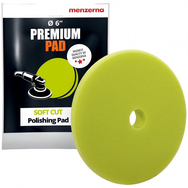 Menzerna Premium Soft Cut Foam Pad 150 mm Green Burete Polish Finish 150 mm Verde MZ-26900-224.012