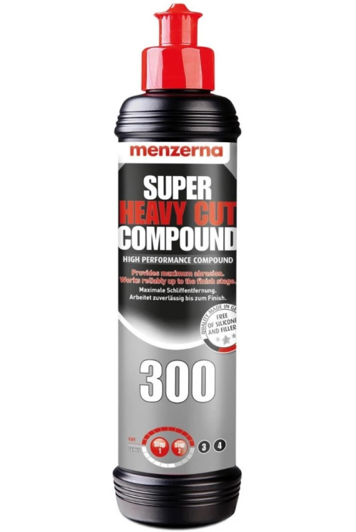Menzerna Super Heavy Cut Compound 300 Pasta Abraziva Polish 250ML 250S300