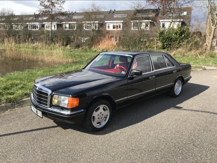 Mercedes 500 SEL cu interior Hermes
