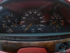 Mercedes 500 SEL cu interior Hermes