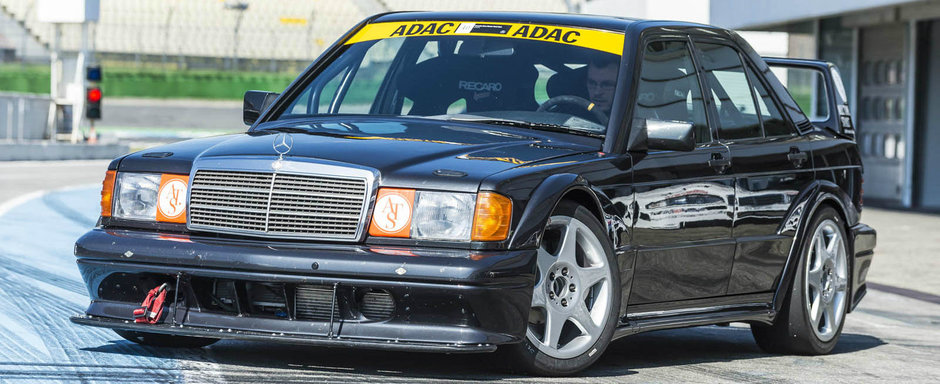 Mercedes a construit un 190E 2.5 Evo II de la zero. Insa nu l-a pus intr-un muzeu, ci l-a scos pe circuit