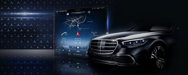 Mercedes a publicat o noua fotografie oficiala a viitorului S-Class