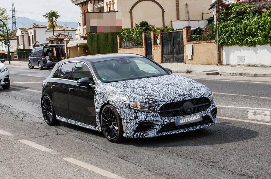 Mercedes A35 AMG - Noi Poze Spion