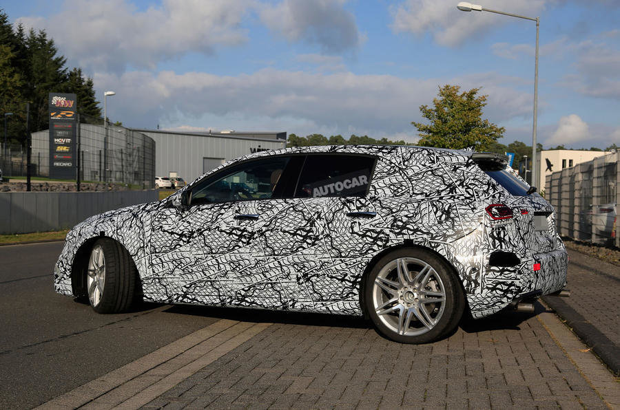 Mercedes A45 AMG in versiunea de productie