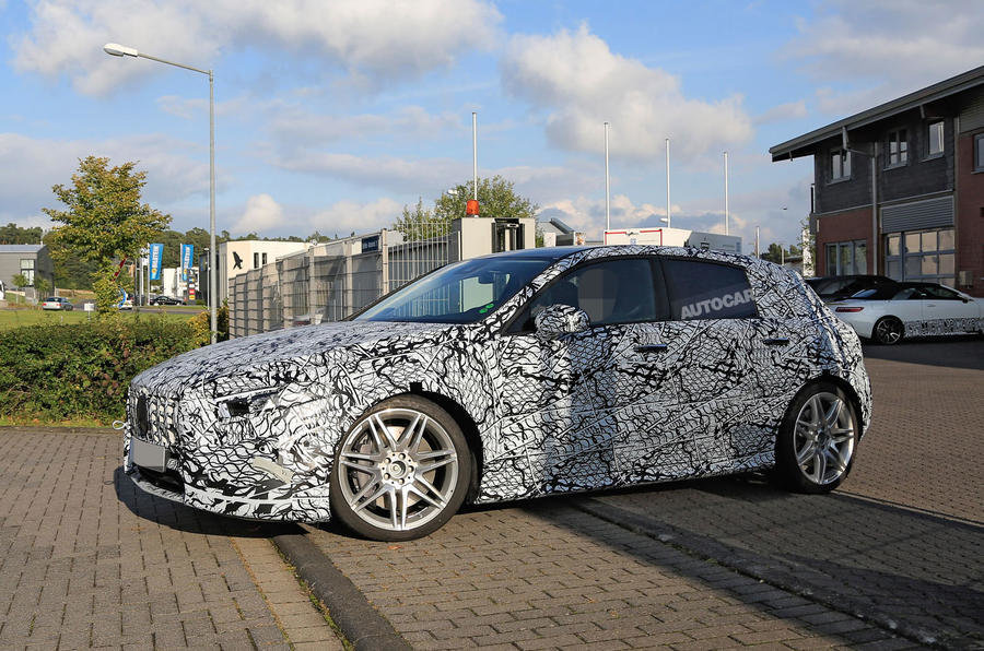 Mercedes A45 AMG in versiunea de productie