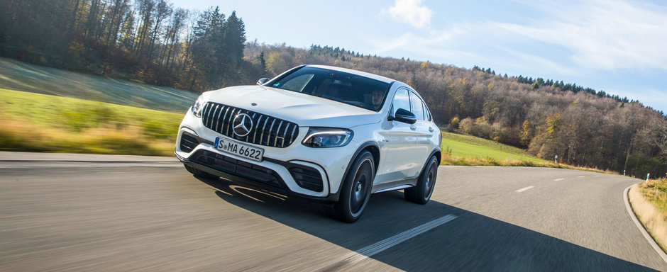 Mercedes aduce inca doua SUV-uri de performanta in Romania. De la cat pleaca GLC 63 AMG si GLC 63 AMG Coupe