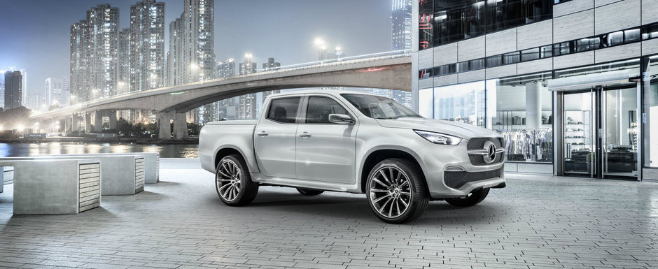 Mercedes aduce noul X-Class la Geneva si il lanseaza pe piata spre finalul lui 2017 Mercedes aduce noul X-Class la Geneva si il lanseaza pe piata spre finalul lui 2017