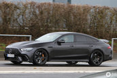 Mercedes AMG GT4 Door Coupe in trafic