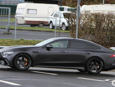 Mercedes AMG GT4 Door Coupe in trafic