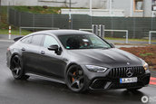 Mercedes AMG GT4 Door Coupe in trafic