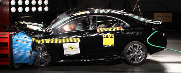 Mercedes-Benz CLA 2014 primeste punctaj maxim de siguranta de la Euro NCAP