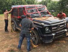 Mercedes-Benz G-Class transformat in buncar