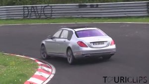 Mercedes-Benz Maybach, spionat in timpul testelor de pe Nurburgring