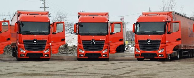 Mercedes-Benz Romania a livrat 40 de camioane catre Cartrans Preda