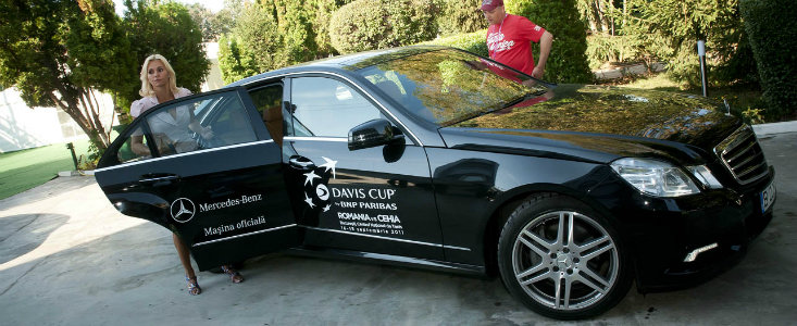 Mercedes-Benz sustine tenisul la Cupa Davis 2011