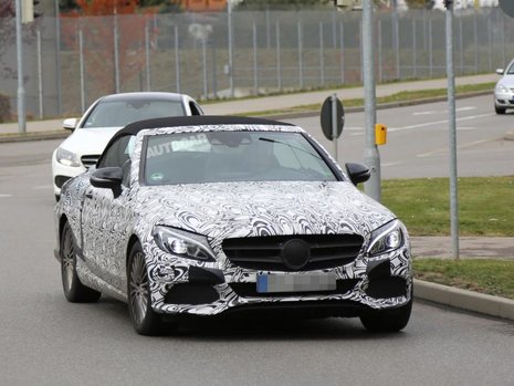 Mercedes C-Class Cabriolet - Poze Spion