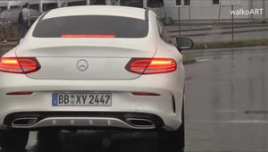 Mercedes C-Class Coupe necamuflat