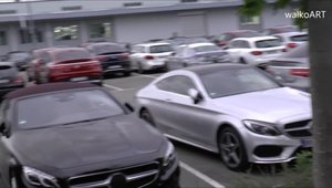 Mercedes C-Class Coupe necamuflat