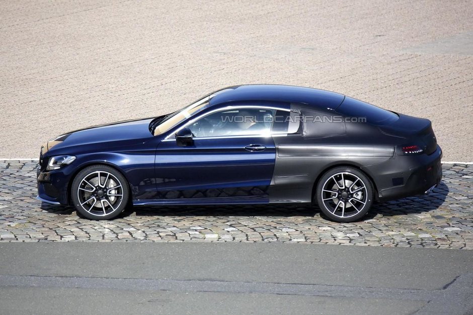 Mercedes C-Class Coupe - Noi Poze Spion