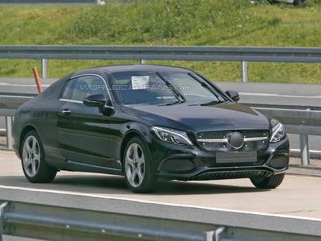 Mercedes C-Class Coupe - Noi Poze Spion