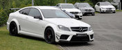 Primele imagini cu Mercedes C63 AMG Coupe Black Series in versiunea extrema