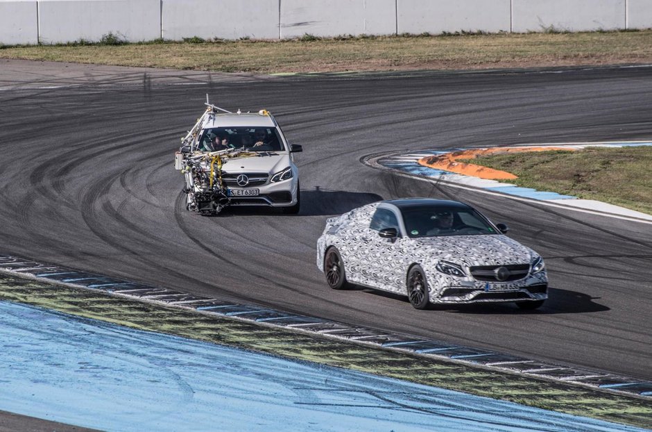 Mercedes C63 AMG Coupe - Imagini Spion