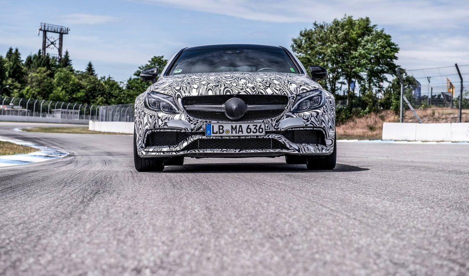 Mercedes C63 AMG Coupe - Noi poze spion