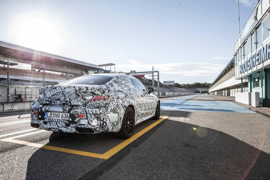 Mercedes C63 AMG Coupe - Poza din spate