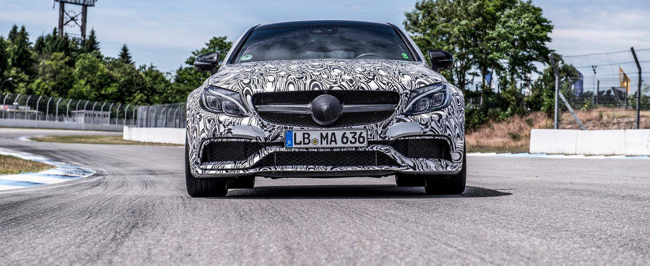 Mercedes C63 AMG Coupe revine in noi imagini oficiale, debuteaza pe 19 august