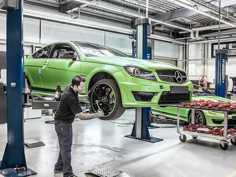 Mercedes C63 AMG Coupe Viper Green Legacy Edition