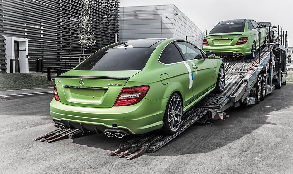 Mercedes C63 AMG Coupe Viper Green Legacy Edition