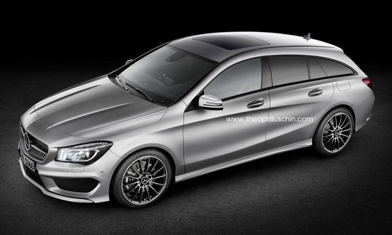 Mercedes CLA Shooting Brake - Ipoteza de design