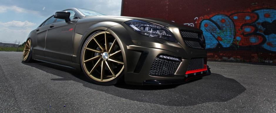 Mercedes CLS by Fostla: Un fel de army look si multa atitudine Mercedes CLS by Fostla: Un fel de army look si multa atitudine
