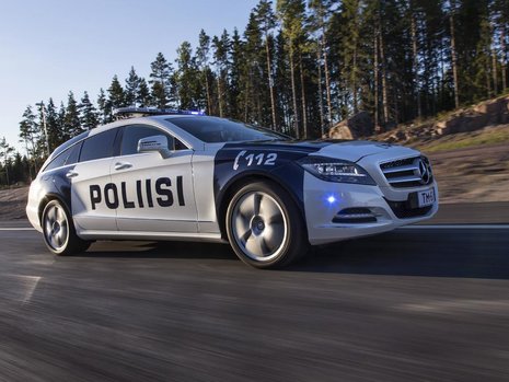 Mercedes CLS Shooting Brake de politie