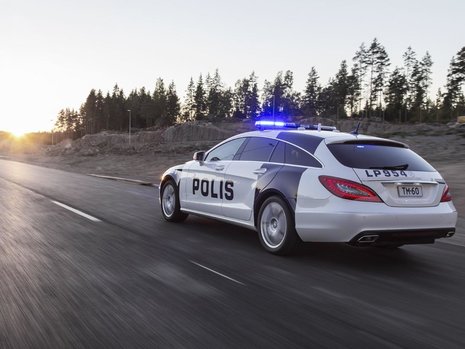 Mercedes CLS Shooting Brake de politie