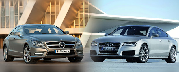 Mercedes CLS versus Audi A7