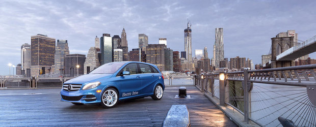 Mercedes Drive electrizeaza New York-ul cu ajutorul noului B-Class Electric Drive