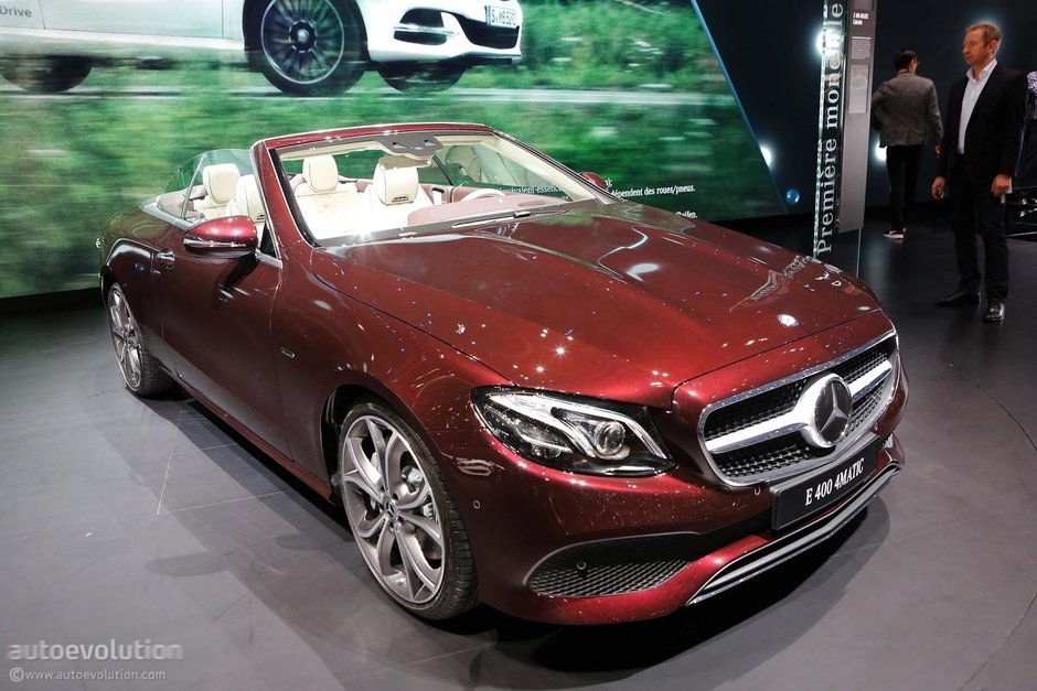 Mercedes E-Class Convertible- Poze reale